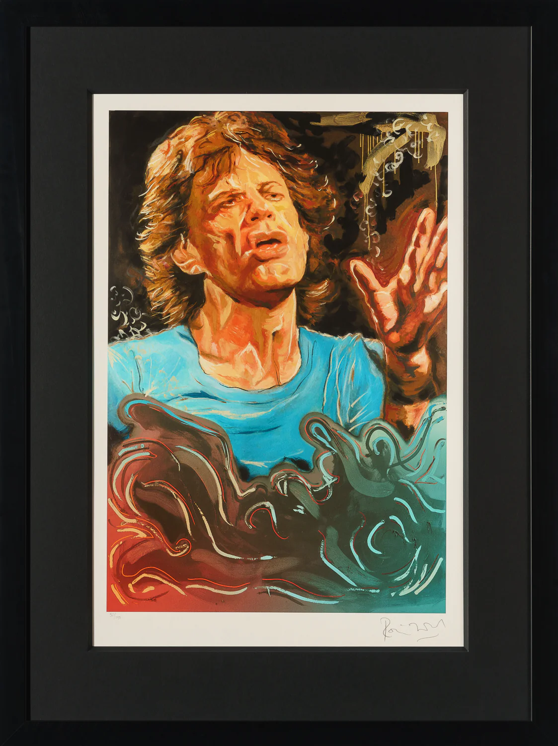 The Blue Smoke Suite - Mick - Giclee on Paper Edition - Image 3