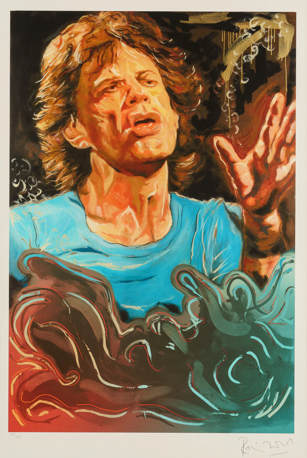 The Blue Smoke Suite - Mick - Giclee on Paper Edition - Image 4
