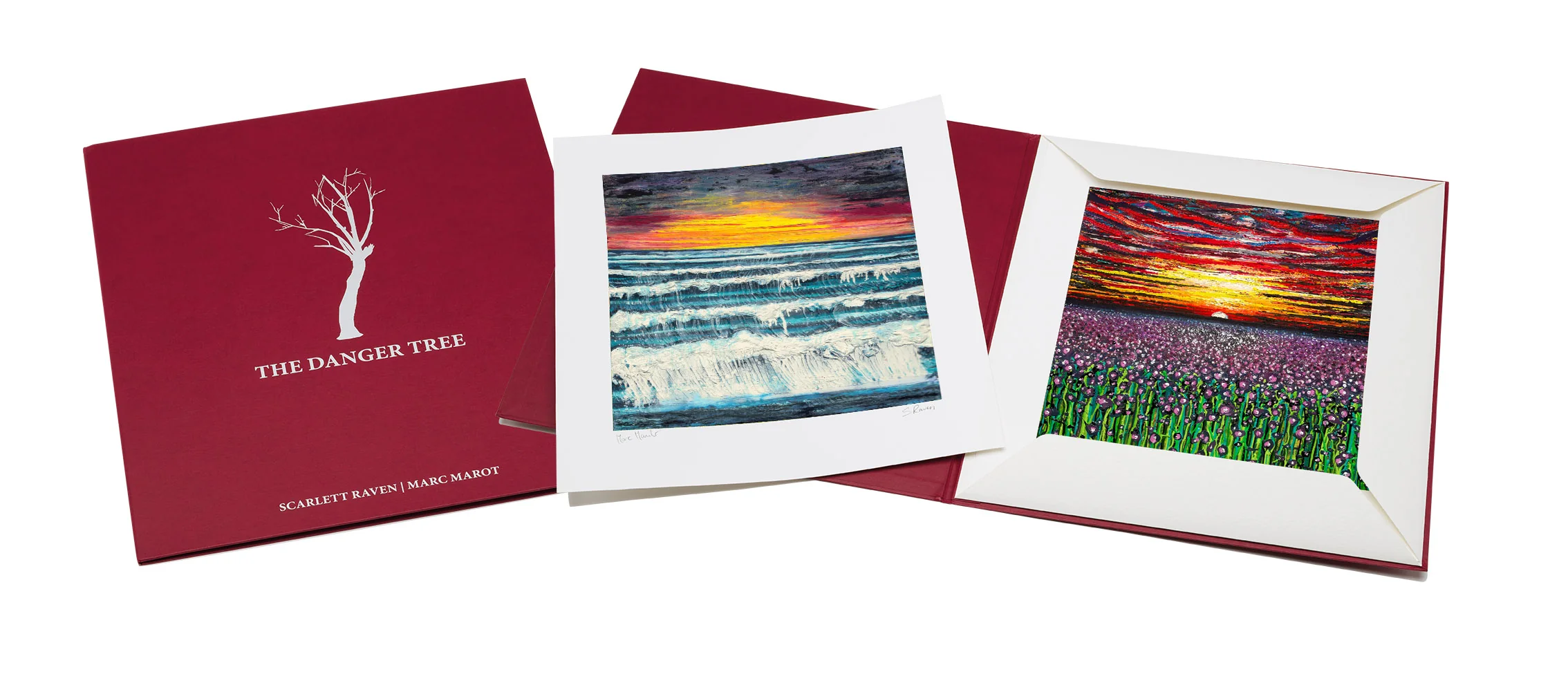 The Danger Tree (2018) | Set of 4 Paper Editions with Portfolio (Framed)