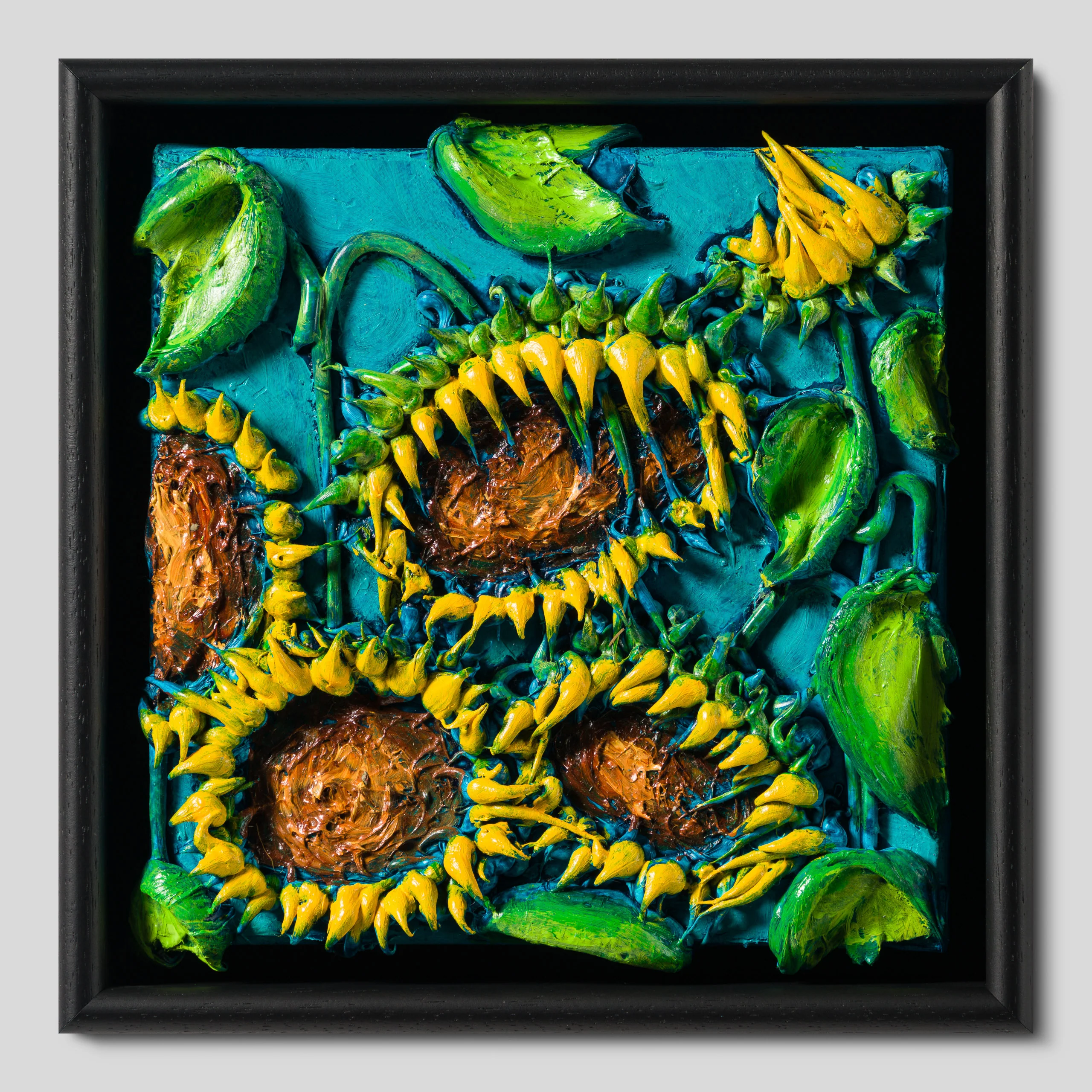Huddling Sunflowers