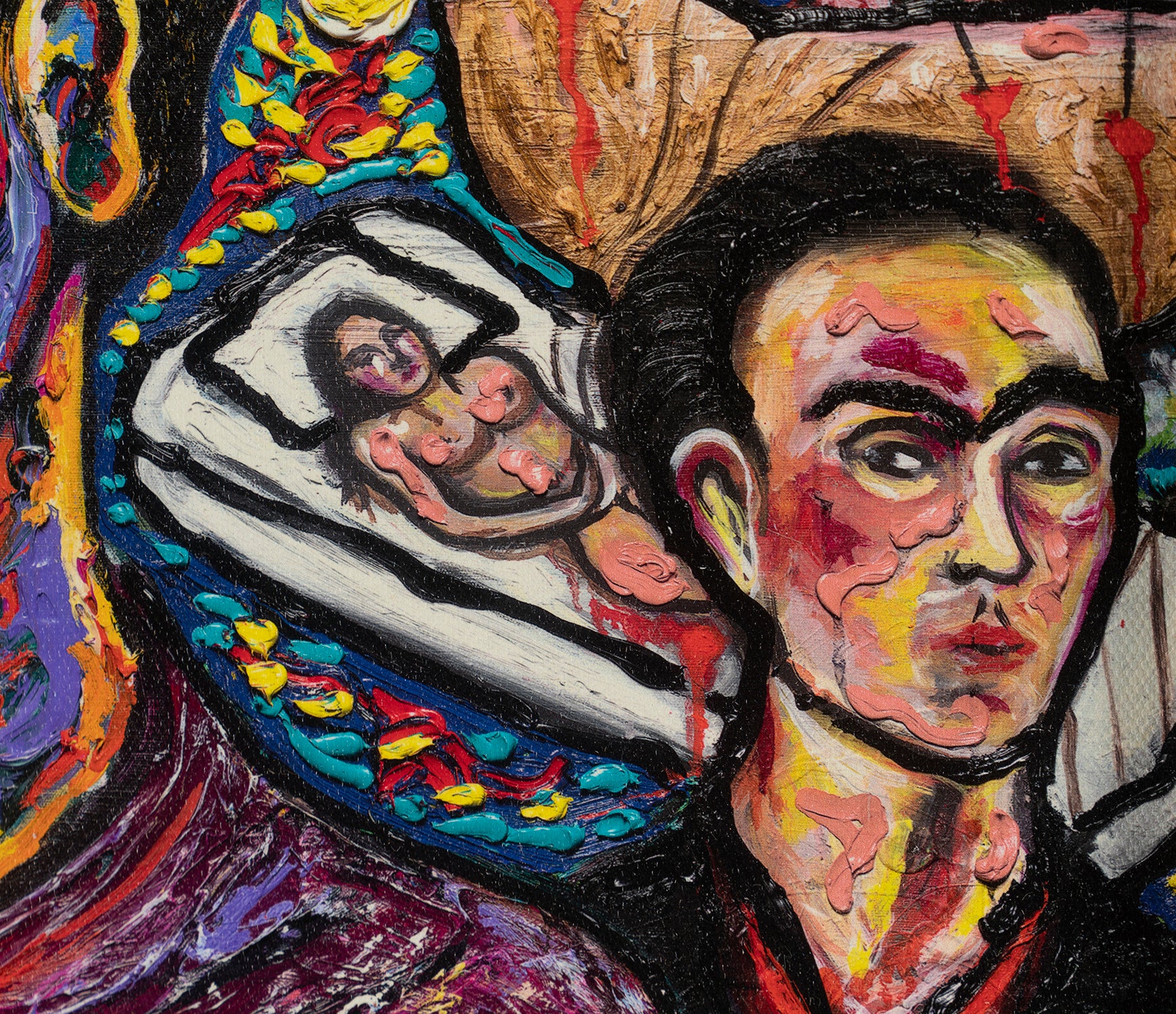 Kahlo | Canvas on Board - Image 2