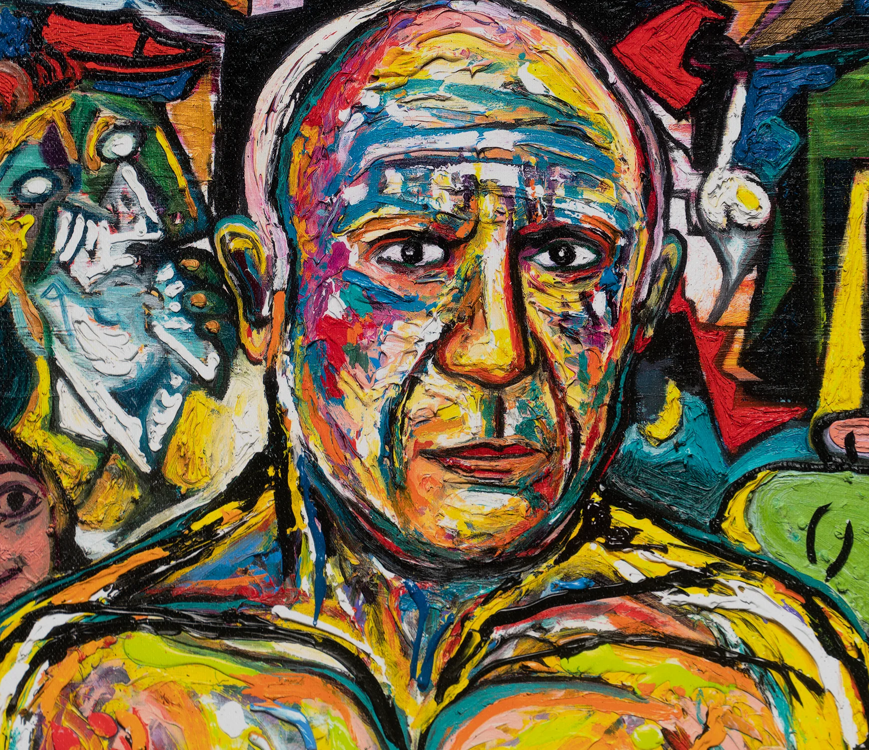Picasso | Canvas on Board - Image 3