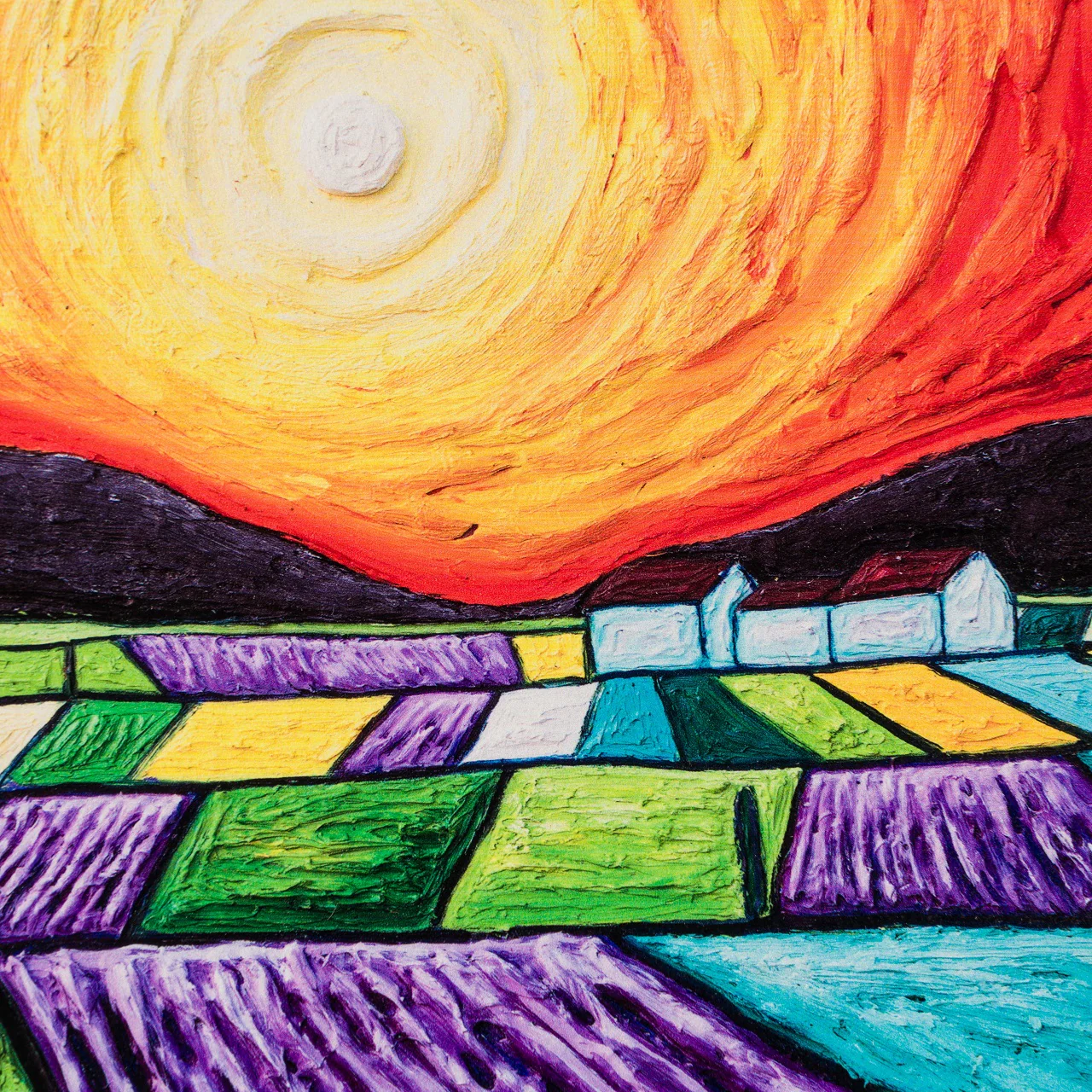Sunset On Poppy Field | Giclée On Paper - Image 5