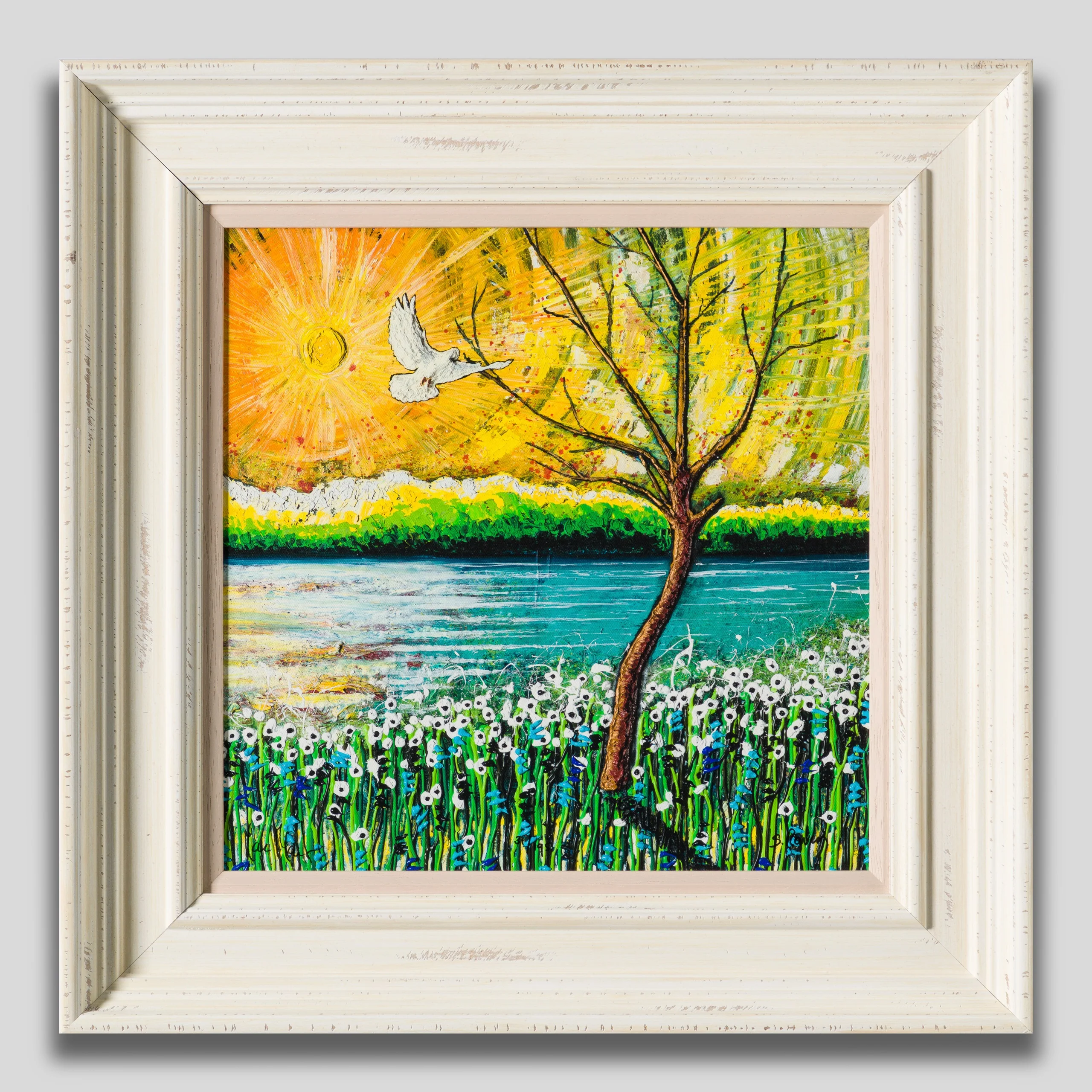 Washed By The Rivers | Canvas On Board