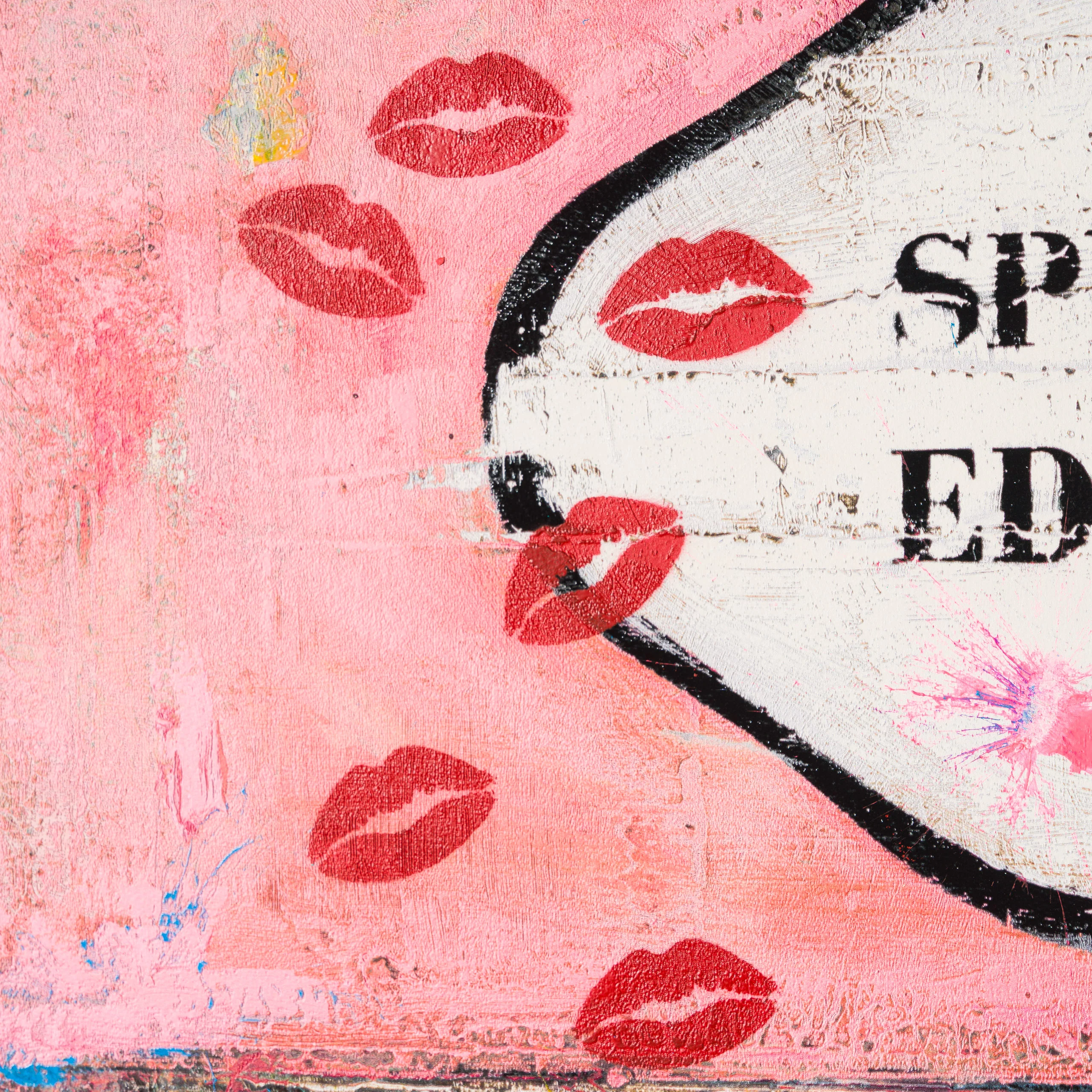 Shut Up and Kiss Me | Pink | Unique 8 - Image 5