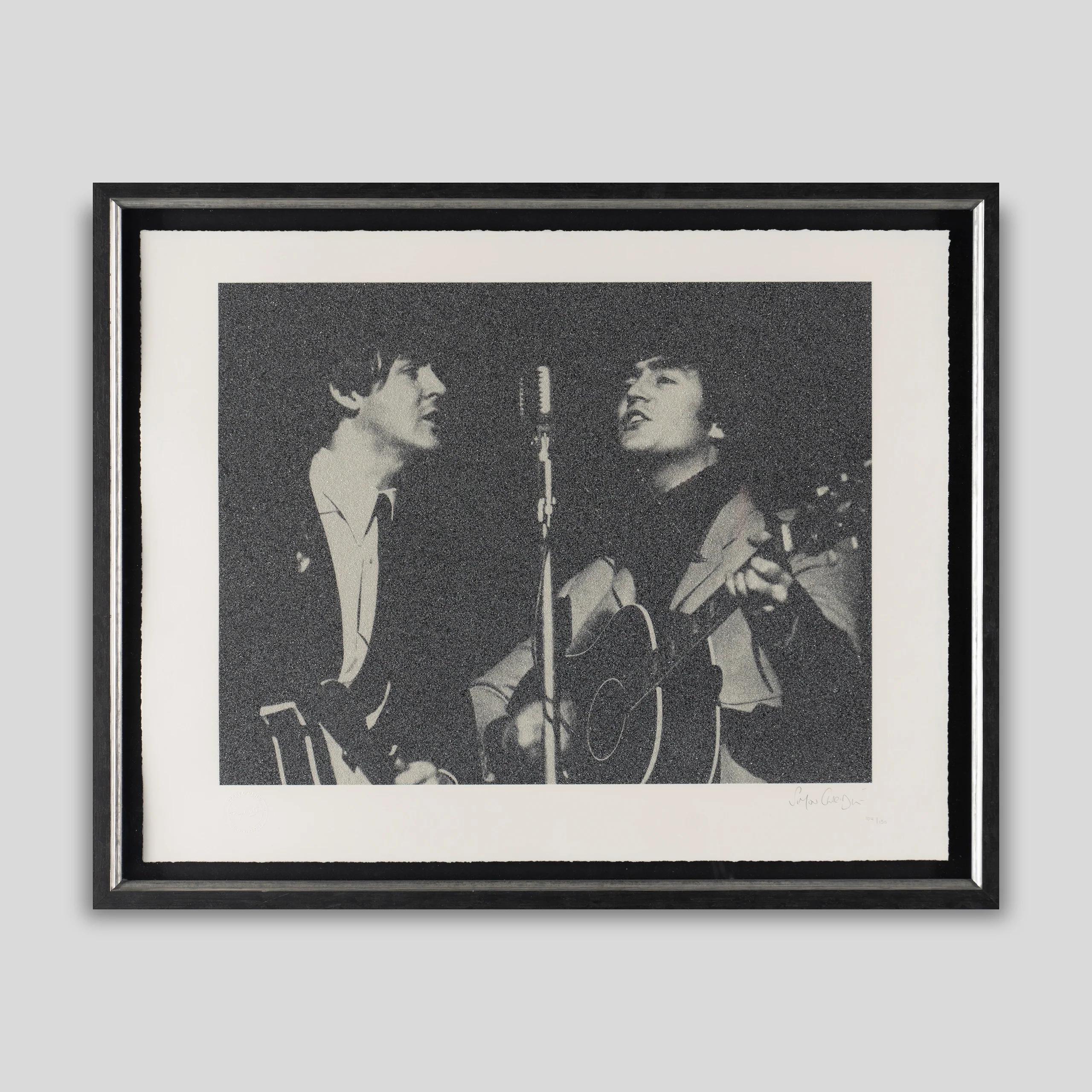 Lennon & McCartney - Silkscreen on paper