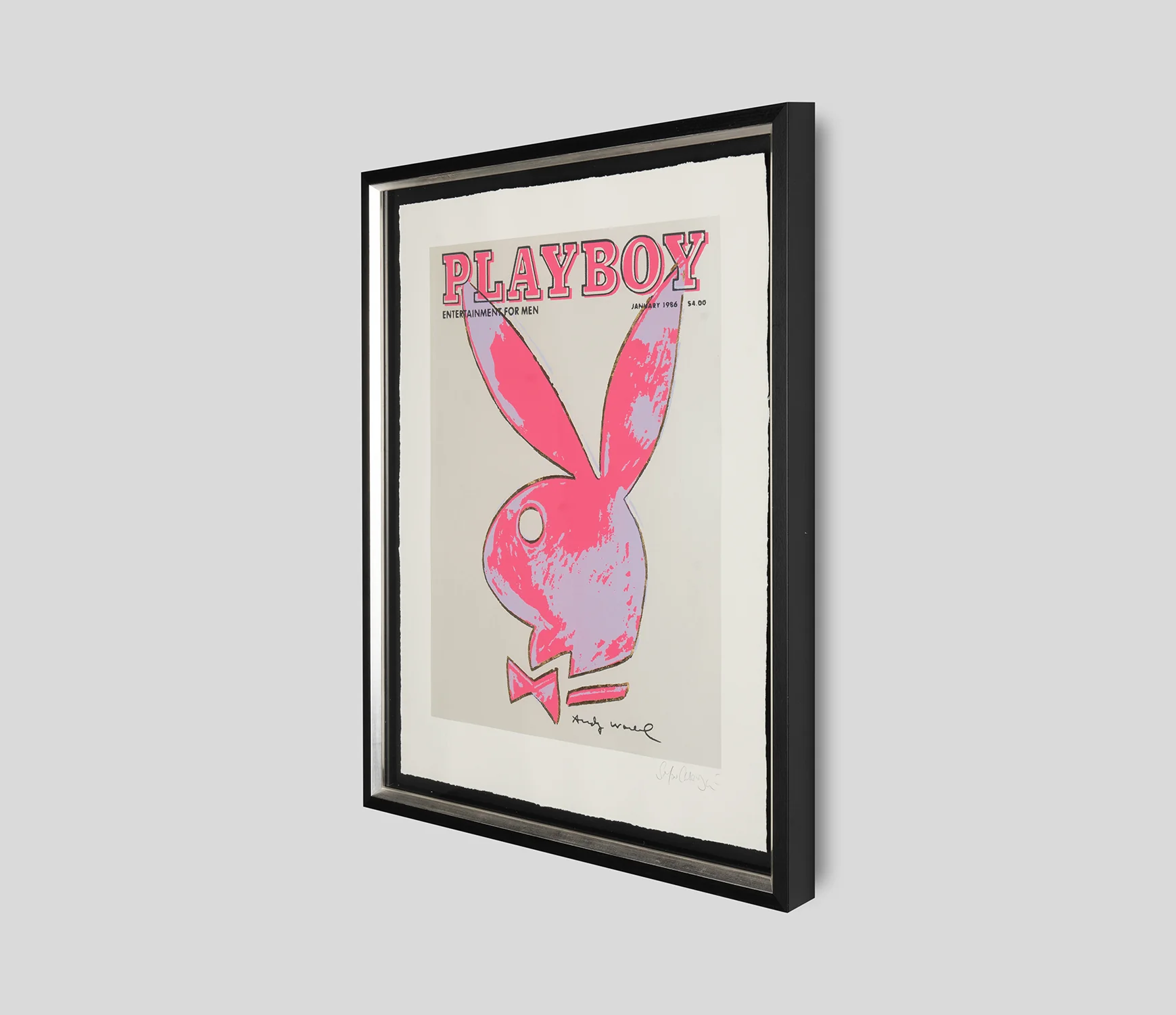 Playboy ‘January 1986’ Silver & Hot Pink - Image 2