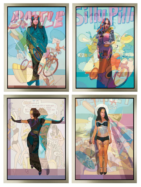 Revealed: A Personal Study | Framed Set of Four (Boxed Canvas)