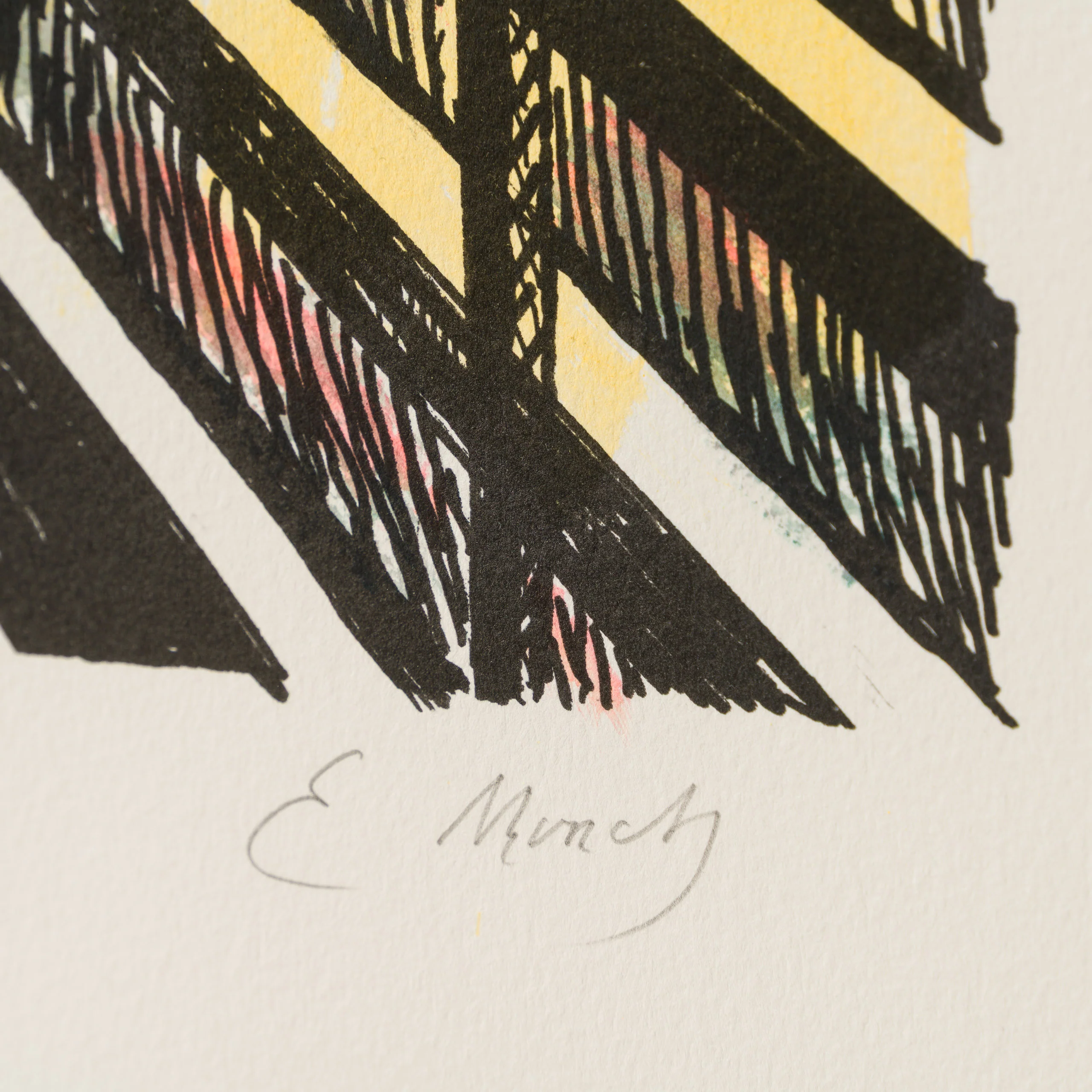 The Scream in the Style of Edvard Munch (1895) Unique III - Image 3
