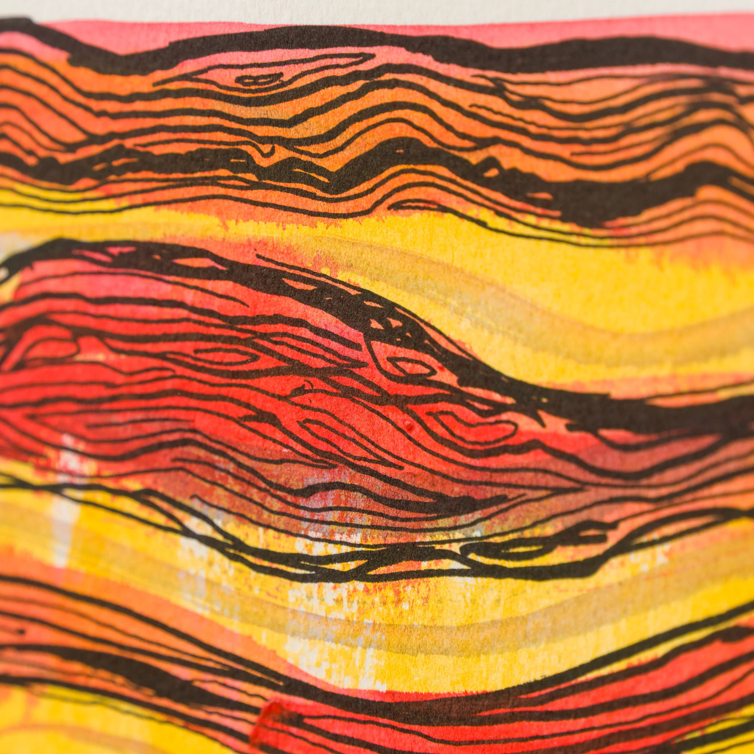 The Scream in the Style of Edvard Munch (1895) Unique III - Image 7