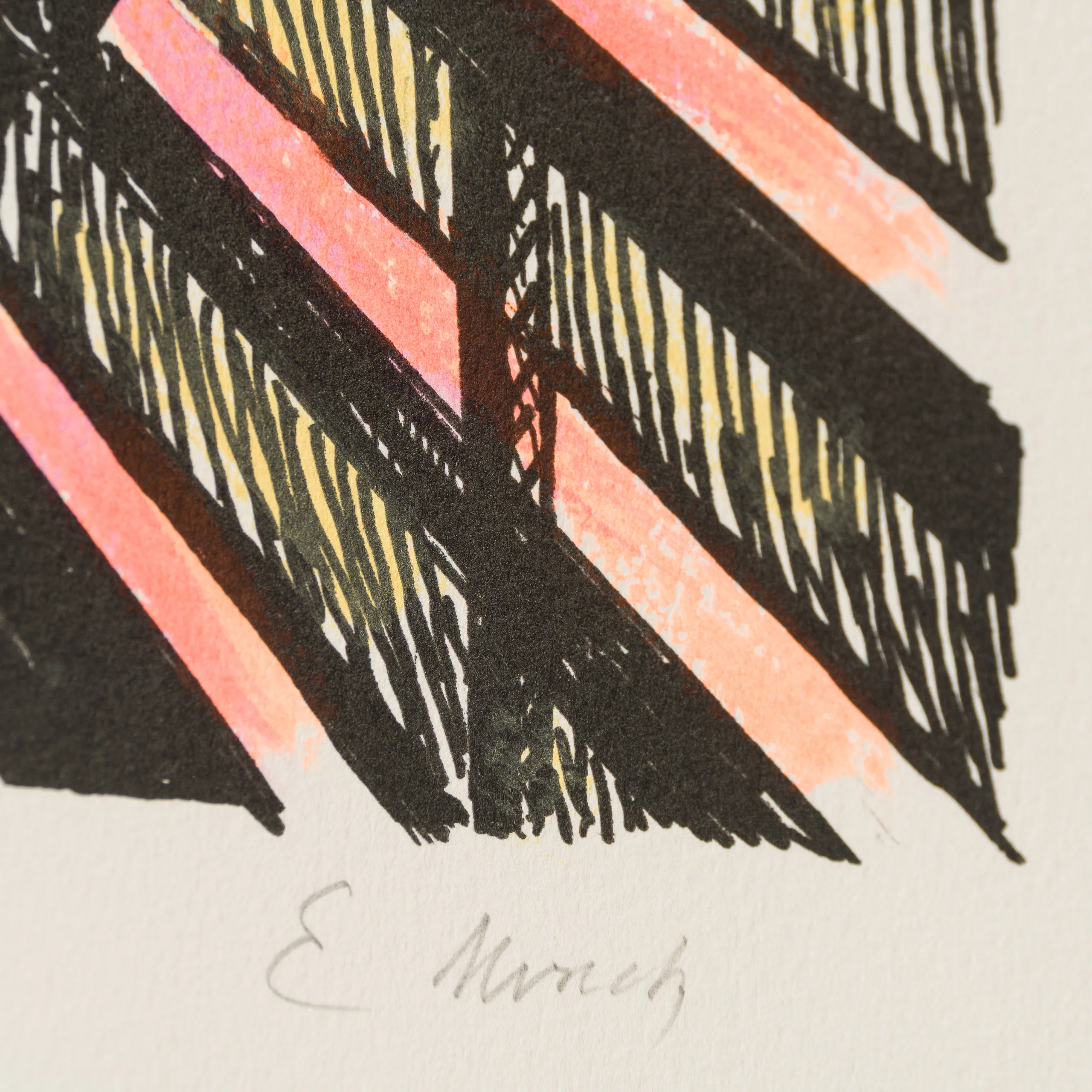 The Scream in the Style of Edvard Munch (1895) Unique IX - Image 3