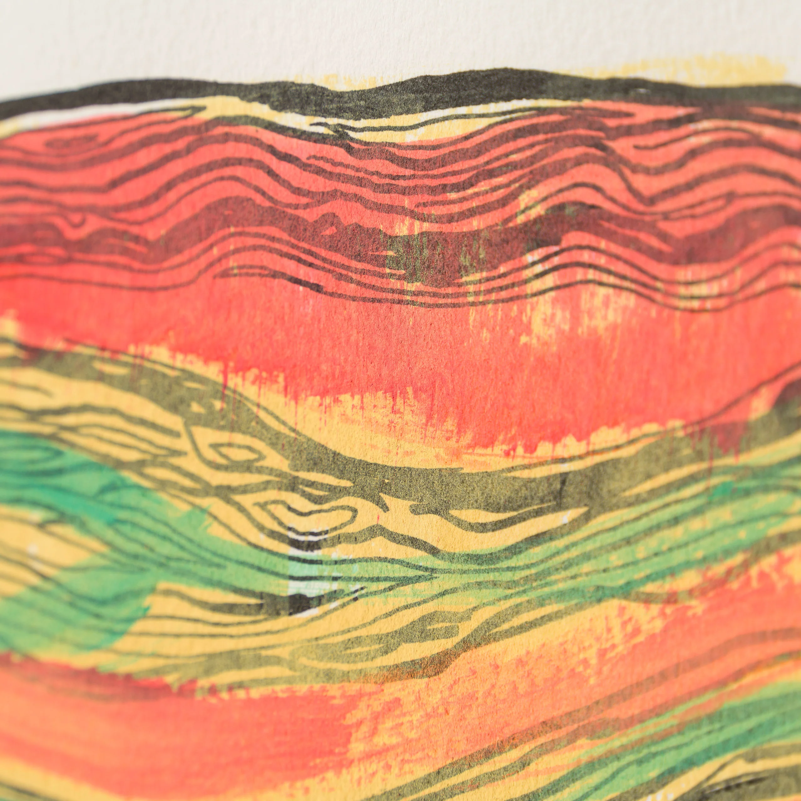 The Scream in the Style of Edvard Munch (1895) Unique IX - Image 7