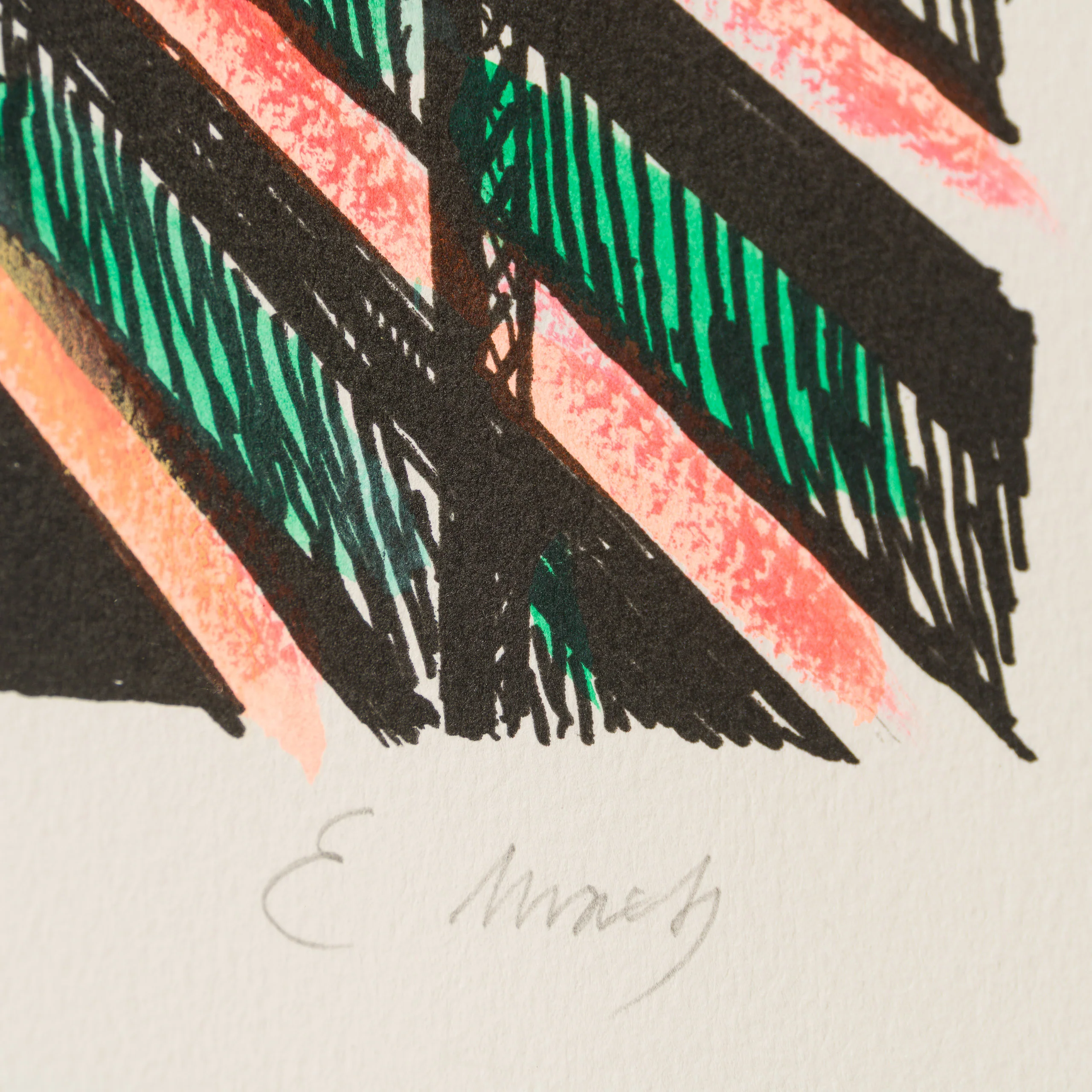 The Scream in the Style of Edvard Munch (1895) Unique V - Image 3