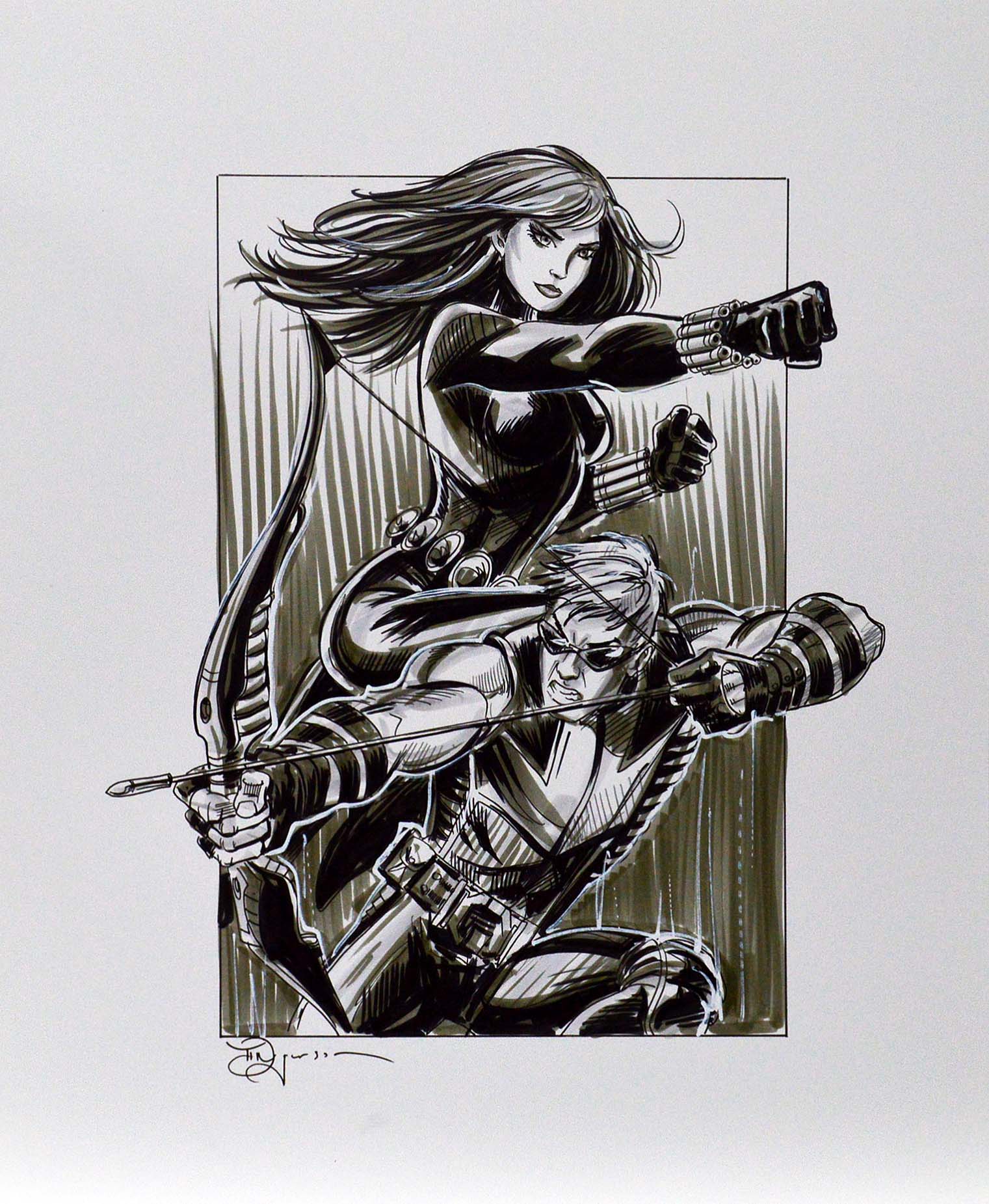 Black Widow & Hawkeye