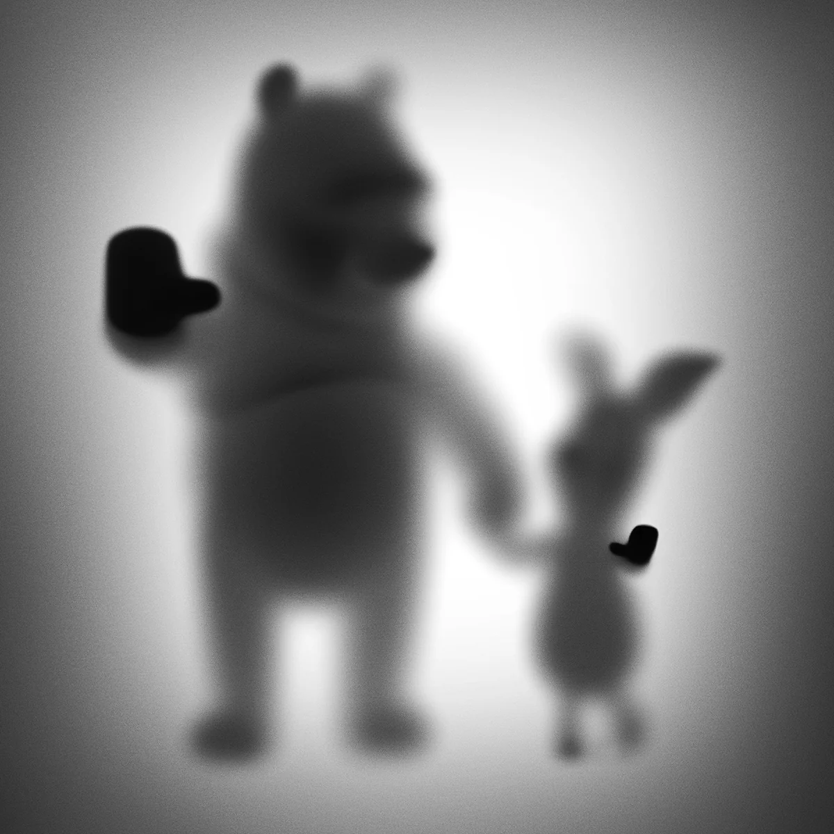 Gone Winnie the Pooh and Piglet - Large - Image 2