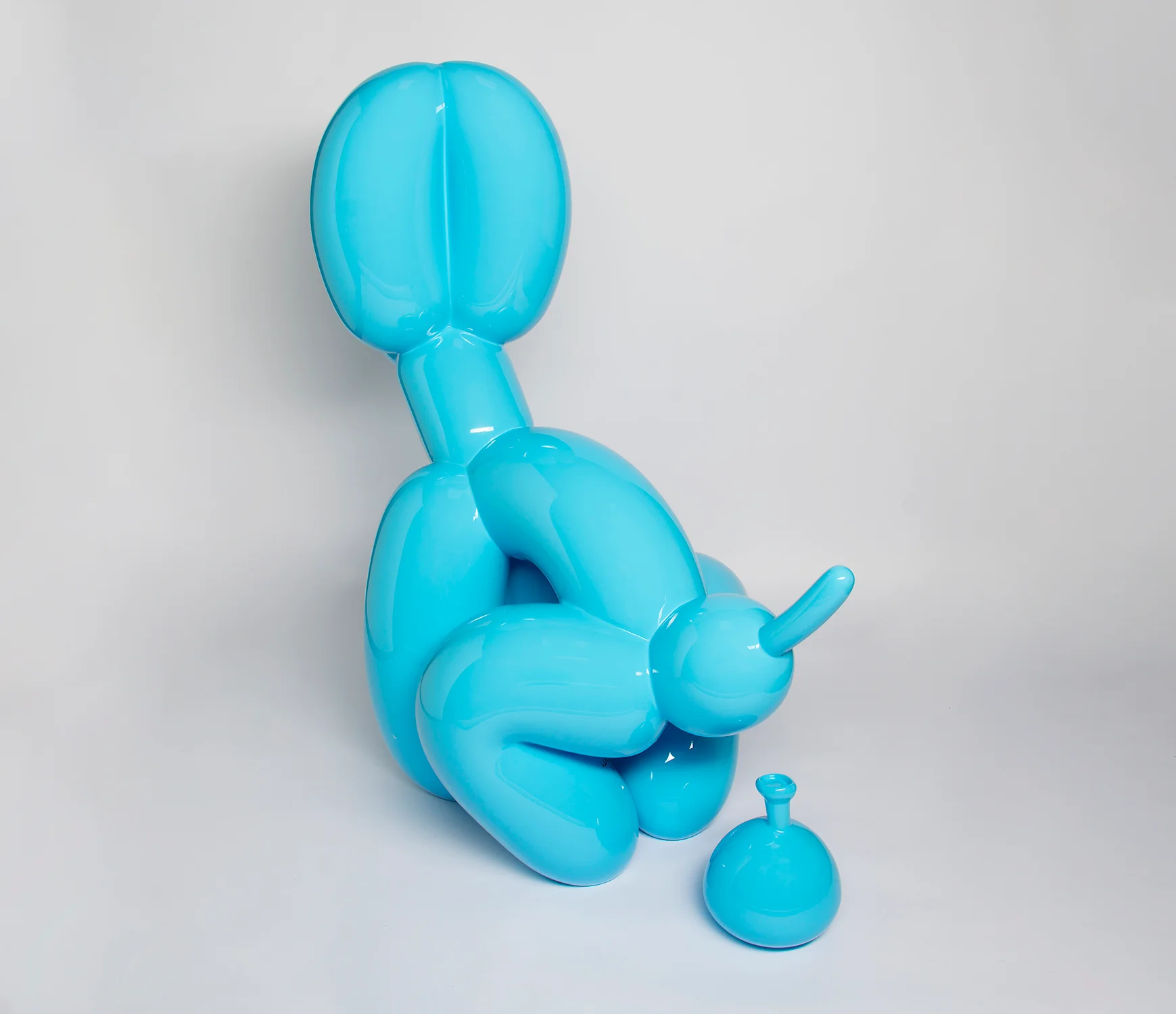 Large POPek Balloon Dog | Baby Blue - Image 3