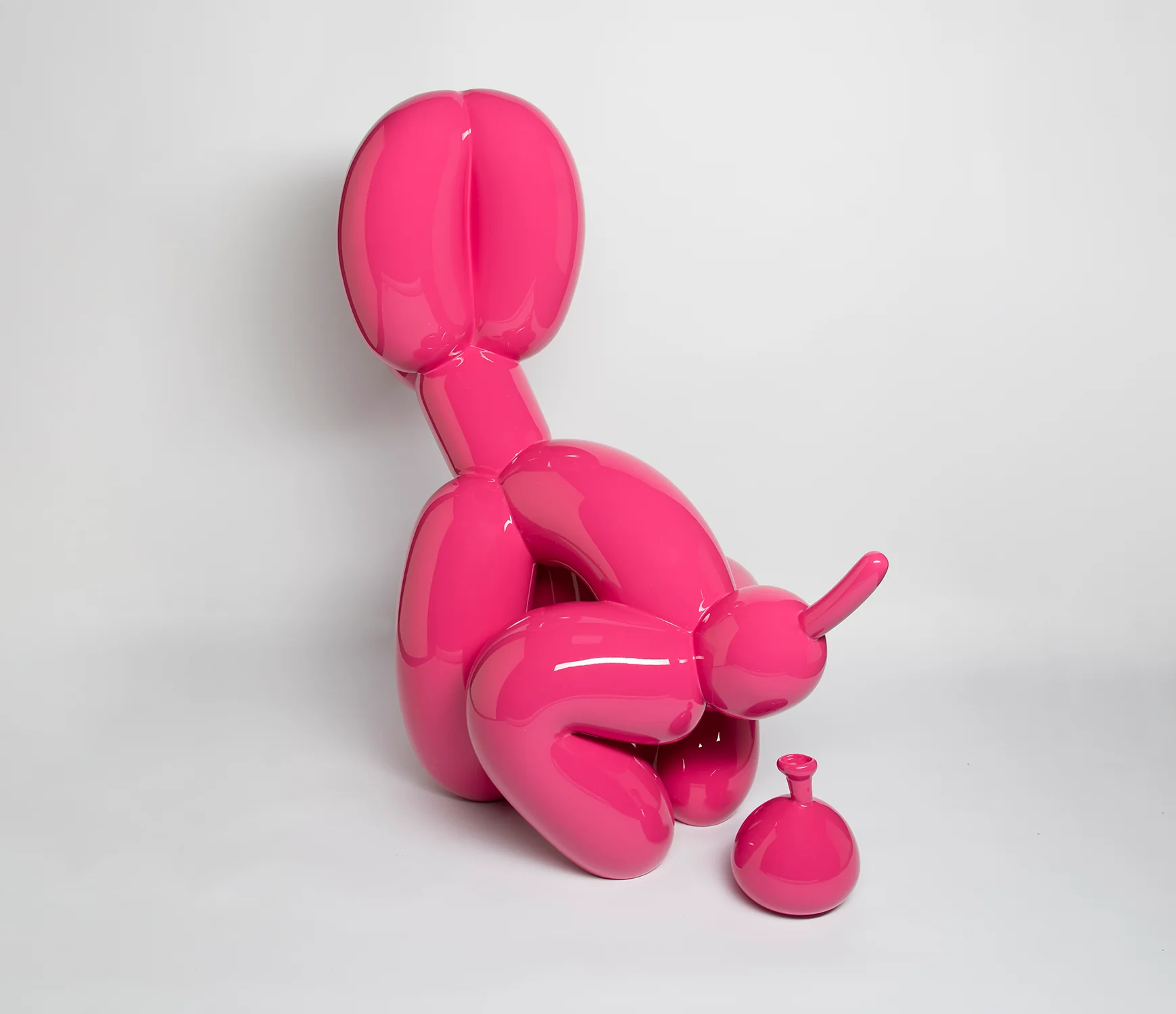 Large POPek Balloon Dog | Raspberry - Image 2